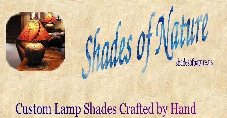 Custom rustic, wildlife & drum lamp shades